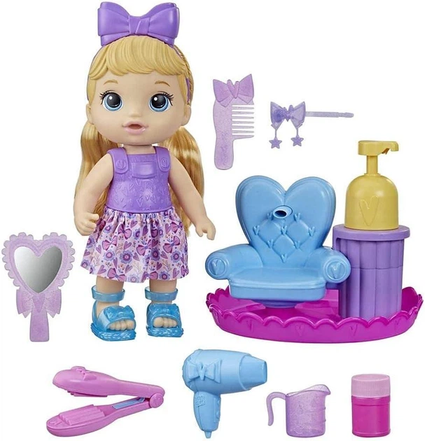 Кукла Baby Alive Салон Красоты Блондинка Sudsy Styling Doll Blonde Hair Блонди Беби Алив Hasbro - изображение 2