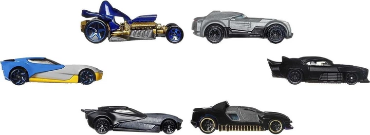 Набор базовых металевих машинок Хот Вилс Бетмен Hot Wheels