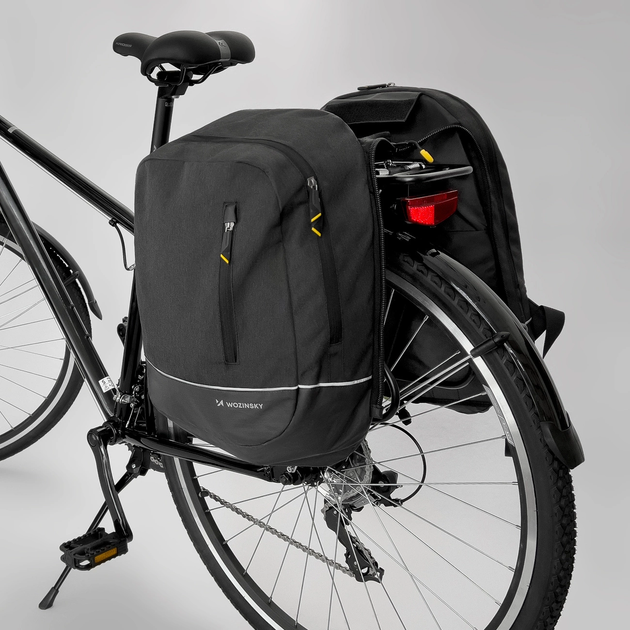 Велосумка Wozinsky WBB30BK на багажник 30 л Black (5907769301414) - зображення 12