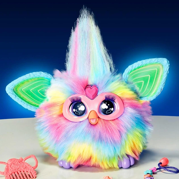 Furby Tie Dye Ферби Тай-Дай Радужный Интерактивная Плюшевая
