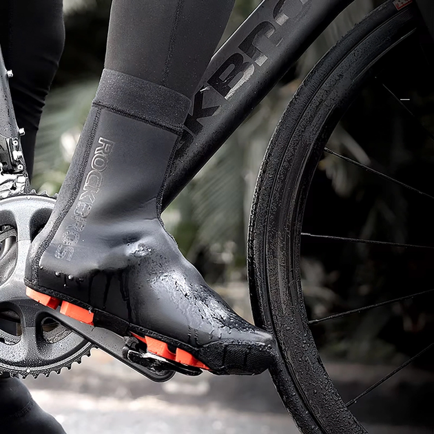 Ochraniacze na buty rowerowe Rockbros XL 45-46(EU) Black (LF1104-XL) - obraz 3