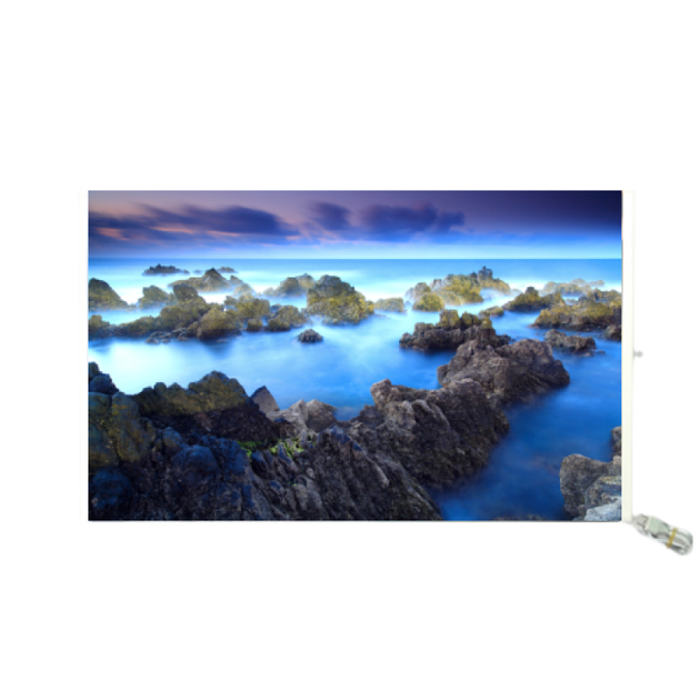 Картина-обогреватель "Морские рифы" на холсте Monocrystal 90x60 см 320 Вт - изображение 2