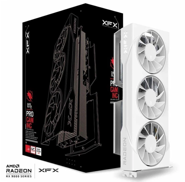 Видеокарта XFX AMD Radeon RX 9060 XT 16GB Swift OC White Triple