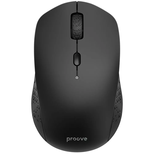 Беспроводная мышь Proove Sweeper, 2.4ГГц + Bluetooth, 6 кнопок, DPI 1600, питание от AA Черный - Фото 1 Беспроводная мышь Proove Sweeper, 2.4ГГц + Bluetooth, 6 кнопок, DPI 1600, питание от AA Черный - изображение 1