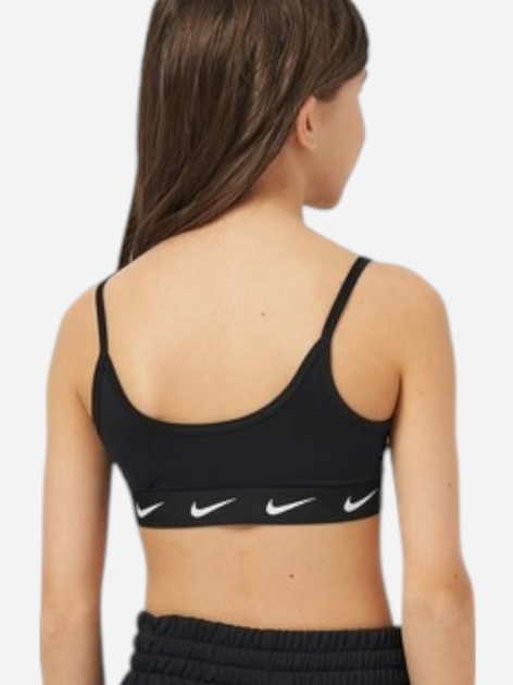 Top sportowy młodzieżowy dla dziewczynki Nike G Nk Df One Bra FD2276-010 147-158 L Czarny (196608886761) - obraz 2