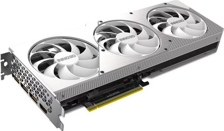 Karta graficzna INNO3D PCI-Ex GeForce RTX 5070 Ti X3 OC WHITE 16GB GDDR7 (256bit) (2482/28000) (HDMI, 3 x DisplayPort) (N507T3-16D7X-176068W) - obraz 3