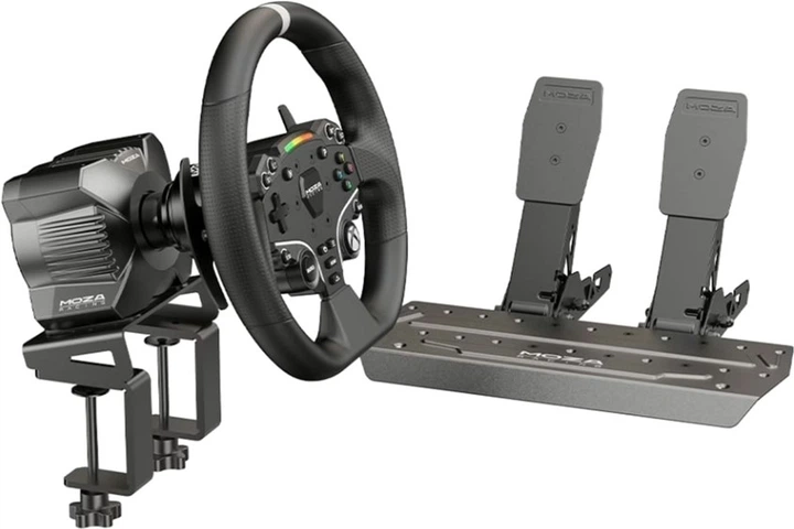 Кермо і педалі MOZA R3 Racing Bundle for XBOX/PC, 22кн., подв. педалі SR-P Lite, кермо ESX (RS053) - зображення 2