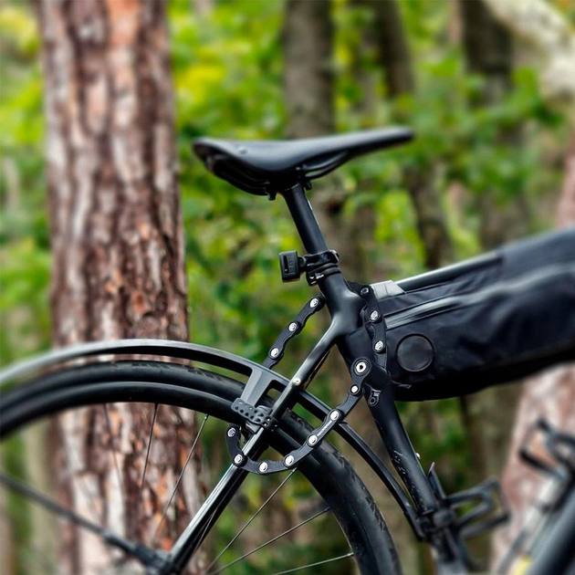 Zapięcie rowerowe Rockbros WD795 70 cm Black (5907769313431) - obraz 2