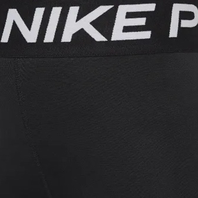 Підліткові велосипедки для дівчинки Nike G Np Df 3In Short DA1033-010 158-170 XL Чорні (194501908122) - зображення 4