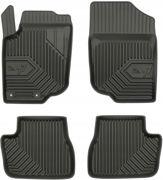 Комплект автомобільних килимків Frogum No.77 для Peugeot 207 2006–2012 4 шт (5902643441057) - зображення 1