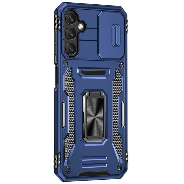 Чохол протиударний Epik Defender Cam Ring Case на Samsung Galaxy S24 Синій / Navy - зображення 6