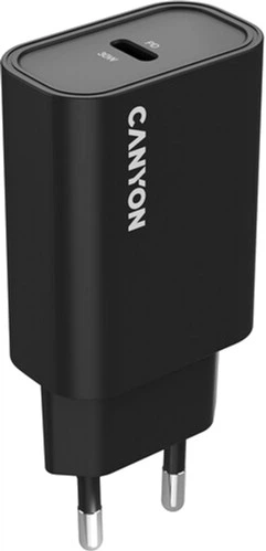 Ładowarka sieciowa Canyon OnCharge 30CL 1xPD Type-C 30W Black (CNE-CHA30CLB) - obraz 2