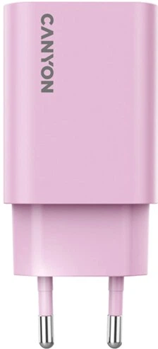 Мережевий зарядний пристрій Canyon OnCharge 30CL 1xPD Type-C 30W Pink (CNE-CHA30CLPK) - зображення 2