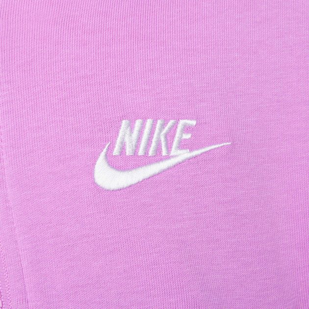 Підліткова толстовка з капюшоном для дівчинки Nike G Nsw Fz Hdy Jsy Lbr FN8595-532 158-170 XL Світло-фіолетова (197859851430) - зображення 6