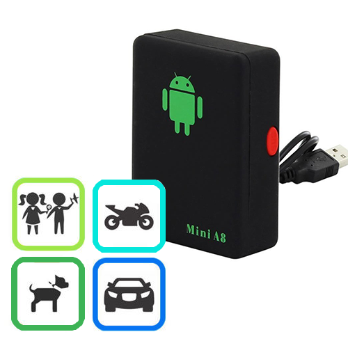 Міні GPS трекер 3х4 см Mini A8 для відстеження речей та людей (8AMNTRK) TIN66 - зображення 3