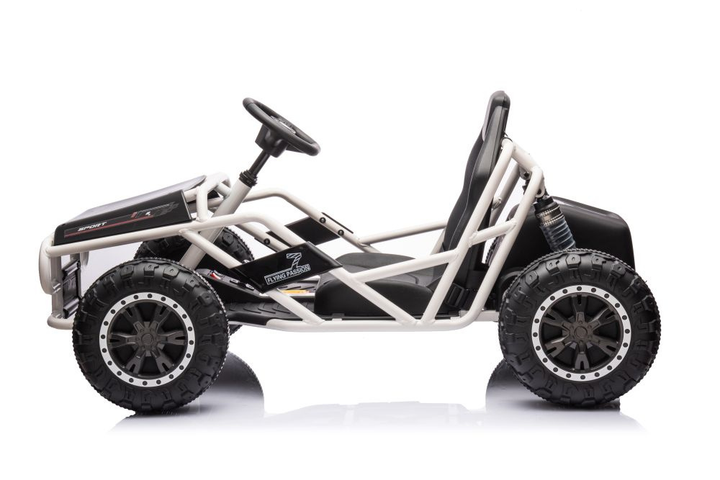 Samochód elektryczny dla dzieci Lean Toys Buggy A8812 24V Czarny (5905991013501) - obraz 9