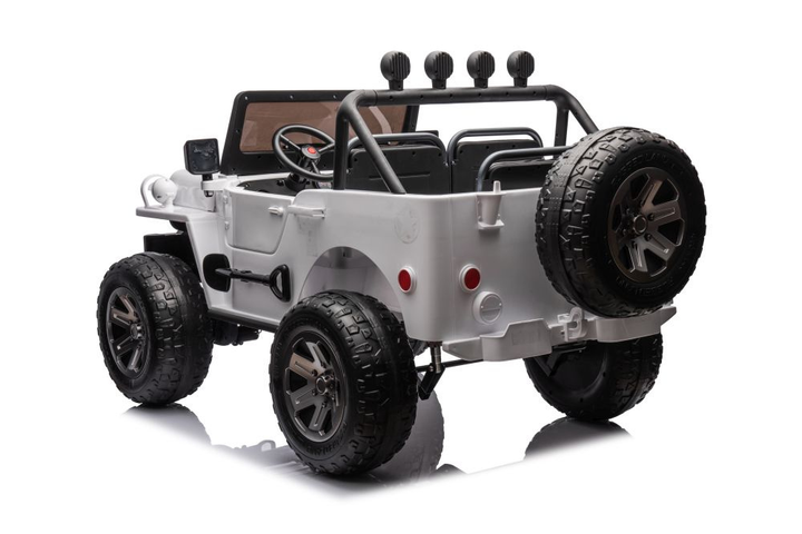 Електромобіль для дітей Lean Toys JH-102 4x4 Білий (5905679073711) - зображення 6