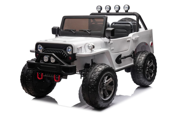 Електромобіль для дітей Lean Toys JH-102 4x4 Білий (5905679073711) - зображення 8