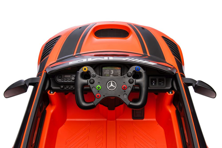 Електромобіль для дітей Lean Toys Mercedes AMG GT3 Оранжевий (5905679074312) - зображення 9