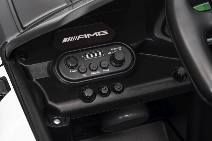 Samochód elektryczny dla dzieci Lean Toys Mercedes AMG GT3 Czarny (5905679074336) - obraz 5