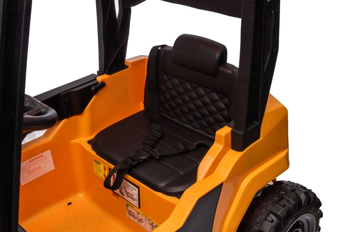 Wózek widłowy na akumulator Lean Toys JCB Żółty (5905884456231) - obraz 3