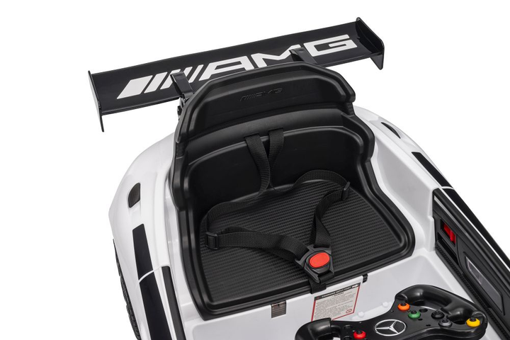 Samochód elektryczny dla dzieci Lean Toys Mercedes AMG GT3 Biały (5905679074329) - obraz 7