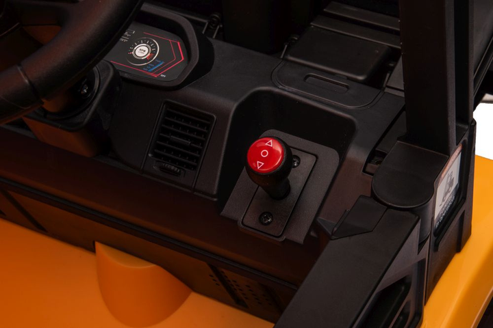 Wózek widłowy na akumulator Lean Toys JCB Żółty (5905884456231) - obraz 6