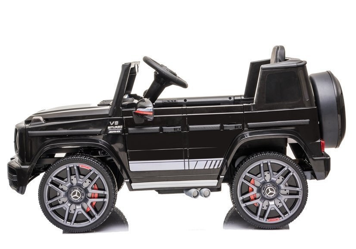 Електромобіль для дітей Lean Toys Mercedes G63 AMG BBH-002 лакований Чорний (5902808158516) - зображення 5