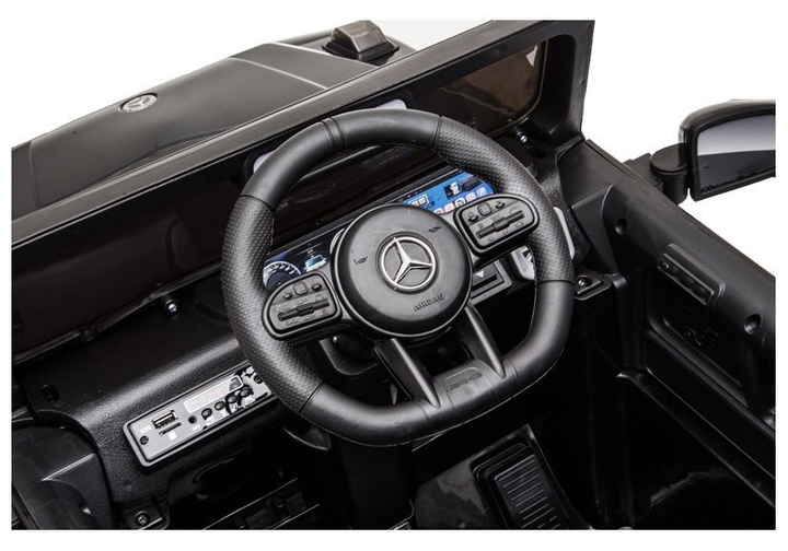 Електромобіль для дітей Lean Toys Mercedes G63 AMG BBH-002 лакований Чорний (5902808158516) - зображення 9