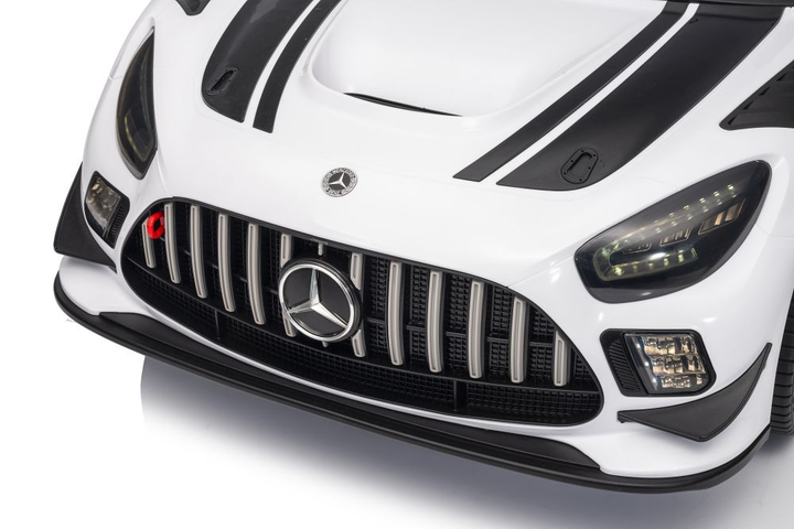 Samochód elektryczny dla dzieci Lean Toys Mercedes AMG GT3 Biały (5905679074329) - obraz 16