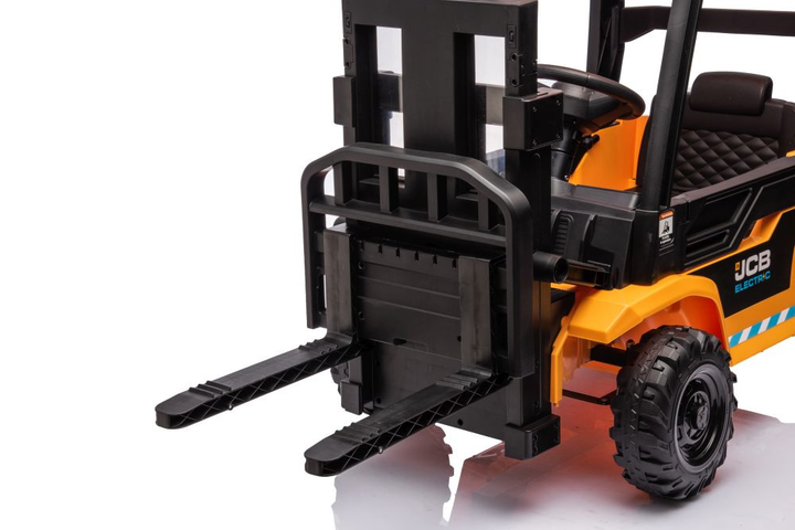 Wózek widłowy na akumulator Lean Toys JCB Żółty (5905884456231) - obraz 12