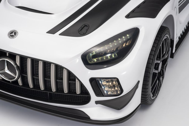 Samochód elektryczny dla dzieci Lean Toys Mercedes AMG GT3 Biały (5905679074329) - obraz 17