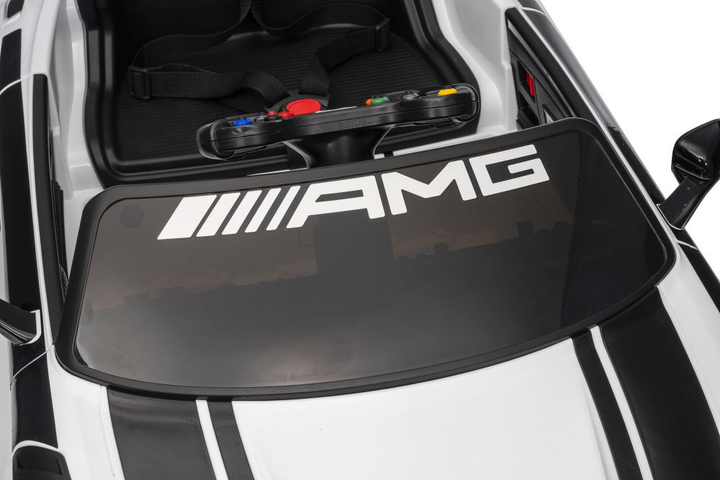 Samochód elektryczny dla dzieci Lean Toys Mercedes AMG GT3 Biały (5905679074329) - obraz 18