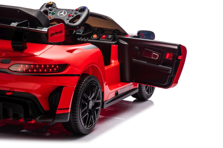 Samochód elektryczny dla dzieci Lean Toys Mercedes AMG GT3 Czerwony (5905679074343) - obraz 16