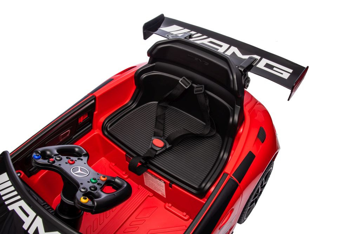 Samochód elektryczny dla dzieci Lean Toys Mercedes AMG GT3 Czerwony (5905679074343) - obraz 18