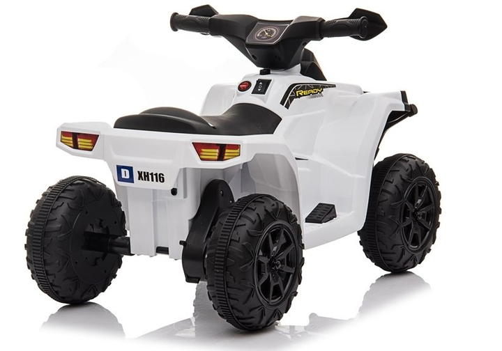 Квадроцикл електричний для дітей Lean Toys XH116 Білий (5908275993100) - зображення 6