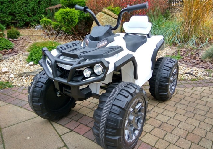 Quad elektryczny dla dzieci Lean Toys BMD0906 Biały (5902808150558) - obraz 2