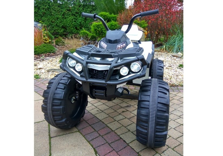 Quad elektryczny dla dzieci Lean Toys BMD0906 Biały (5902808150558) - obraz 4