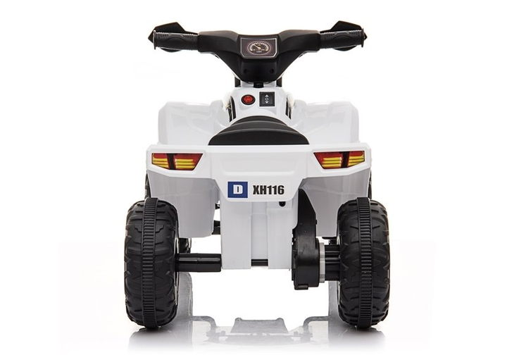 Квадроцикл електричний для дітей Lean Toys XH116 Білий (5908275993100) - зображення 12