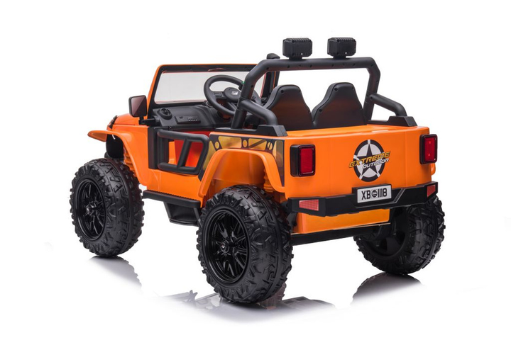 Електромобіль для дітей Lean Toys XB-1118 Оранжевий (5904204750585) - зображення 15