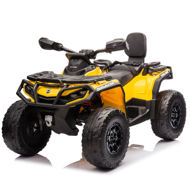 Quad elektryczny dla dzieci Lean Toys Can-Am Outlander 4x4 DK-CA005 Żółty (5905991060765) - obraz 9