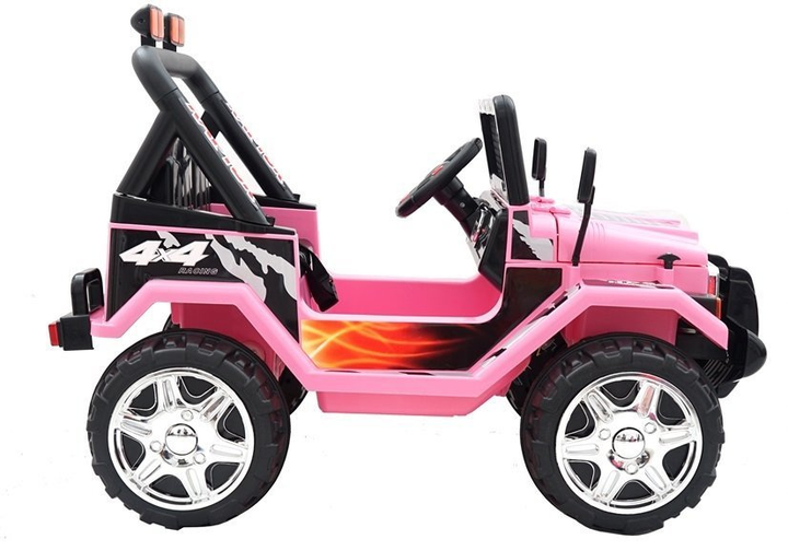 Електромобіль для дітей Lean Toys Jeep Raptor S618 EVA Рожевий (5902808153597) - зображення 9