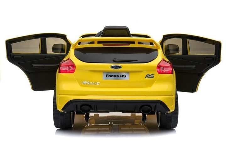 Samochód elektryczny dla dzieci Lean Toys Ford Focus Żółty (5907625580823) - obraz 3