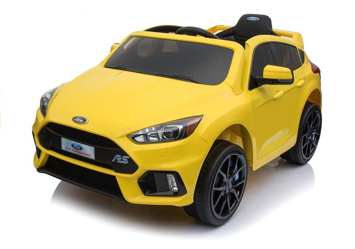 Samochód elektryczny dla dzieci Lean Toys Ford Focus Żółty (5907625580823) - obraz 4