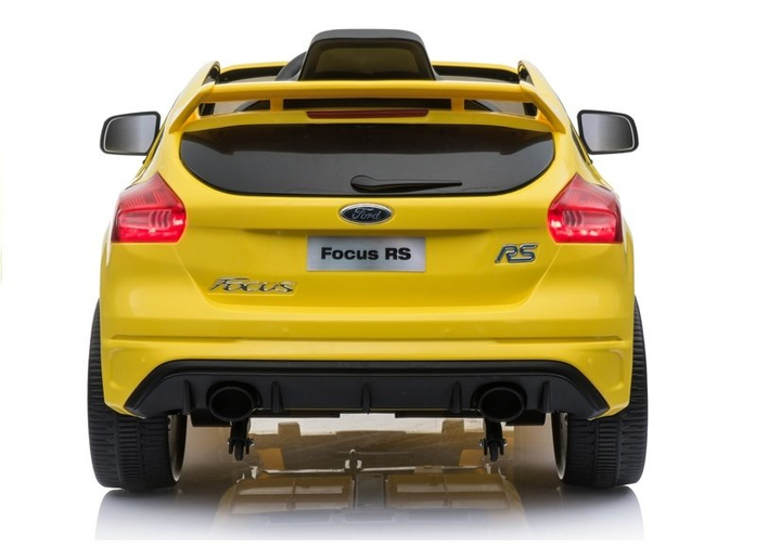 Samochód elektryczny dla dzieci Lean Toys Ford Focus Żółty (5907625580823) - obraz 14
