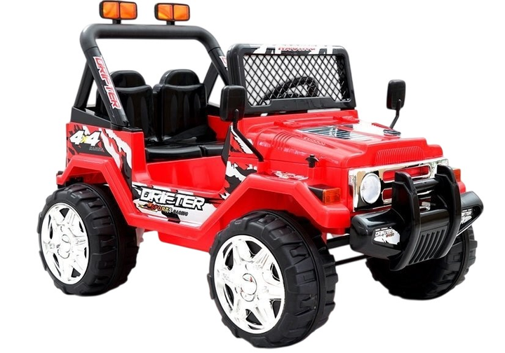 Електромобіль для дітей Lean Toys Jeep Raptor S618 EVA Червоний (5902808153580) - зображення 1