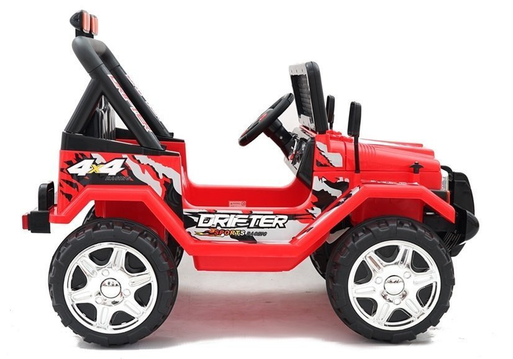 Електромобіль для дітей Lean Toys Jeep Raptor S618 EVA Червоний (5902808153580) - зображення 2