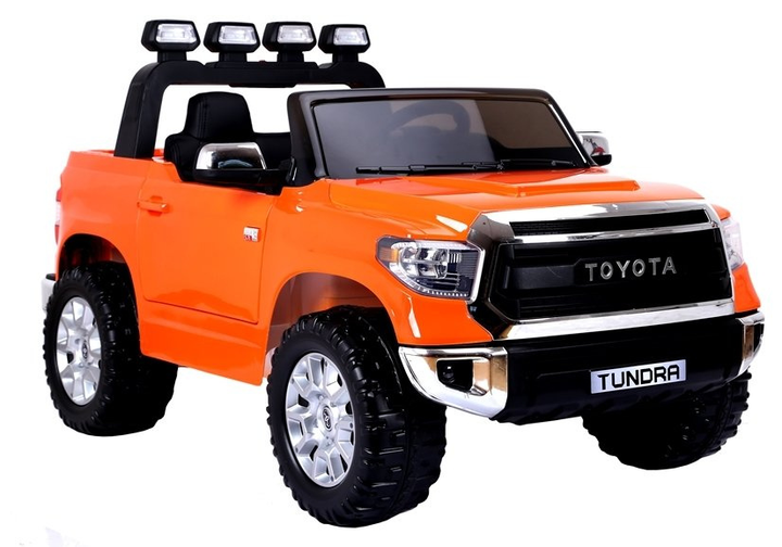 Samochód elektryczny dla dzieci Lean Toys Toyota Tundra Pomarańczowy (5902808158646) - obraz 1