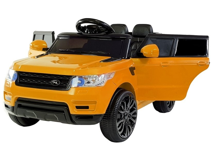 Samochód elektryczny dla dzieci Lean Toys HL1638 Pomarańczowy (5902808155041) - obraz 3