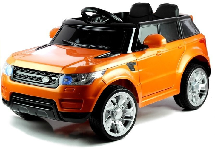 Samochód elektryczny dla dzieci Lean Toys HL1638 Pomarańczowy (5902808155041) - obraz 4
